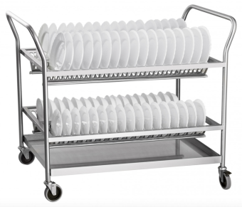 Тележка для сушки тарелок Abat ТСТ-100 (210000002728) в ШефСтор (chefstore.ru)